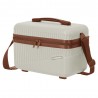 TRAVELITE | Vanity case rigide "Bali" blanc/cognac | Beauty case cosmétique femme robuste pas cher TRAVELITE | Vanity case rigide "Bali" blanc/cognac | Beauty case cosmétique femme robuste pas cher
