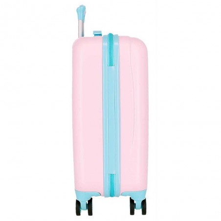 DISNEY | Valise enfant Stitch "In the world" rose | Bagage cabine fille pas cher DISNEY | Valise enfant Stitch "In the world" rose | Bagage cabine fille pas cher
