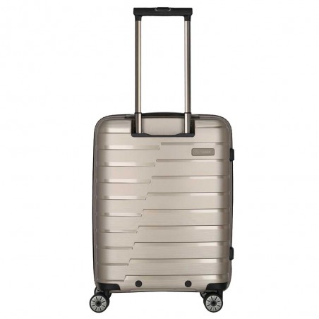 TRAVELITE | Valise cabine business "Air Base" champagne | Bagage à main ultra-léger avec poche ordinateur sécurisée TRAVELITE | Valise cabine business "Air Base" champagne | Bagage à main ultra-léger avec poche ordinateur sécurisée