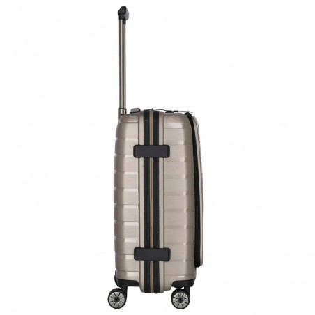 TRAVELITE | Valise cabine business "Air Base" champagne | Bagage à main ultra-léger avec poche ordinateur sécurisée TRAVELITE | Valise cabine business "Air Base" champagne | Bagage à main ultra-léger avec poche ordinateur sécurisée