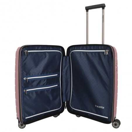 TRAVELITE | Valise cabine "Air Base" lilas | Bagage à main ultra-léger haute qualité