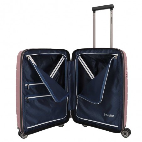 TRAVELITE | Valise cabine "Air Base" lilas | Bagage à main ultra-léger haute qualité