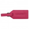 TRAVELITE | Étiquette à bagages en cuir rose fuchsia | Porte-adresse pour étiquetage obligatoire des valises et sacs de voyage TRAVELITE | Étiquette à bagages en cuir rose fuchsia | Porte-adresse pour étiquetage obligatoire des valises et sacs de voyage