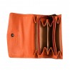 KATANA | Porte-monnaie multifonctions en cuir orange | Porte-monnaie porte-cartes femme petit format KATANA | Porte-monnaie multifonctions en cuir orange | Porte-monnaie porte-cartes femme petit format