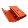 KATANA | Porte-monnaie multifonctions en cuir orange | Porte-monnaie porte-cartes femme petit format KATANA | Porte-monnaie multifonctions en cuir orange | Porte-monnaie porte-cartes femme petit format