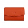 KATANA | Porte-monnaie multifonctions en cuir orange | Porte-monnaie porte-cartes femme petit format KATANA | Porte-monnaie multifonctions en cuir orange | Porte-monnaie porte-cartes femme petit format