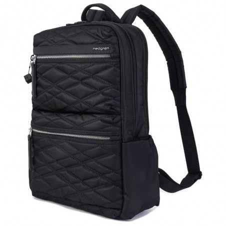 HEDGREN | Sac à dos femme "Ava" 15,6" new quilt black | Sac ordinateur féminin léger et élégant HEDGREN | Sac à dos femme "Ava" 15,6" new quilt black | Sac ordinateur féminin léger et élégant