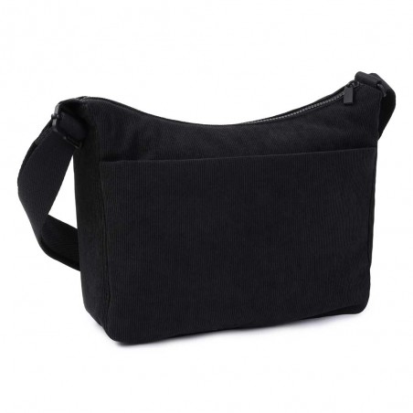 HEDGREN | Sac bandoulière "Harper's" S corduroy noir | Sac femme porté croisé ultra-léger design original velours HEDGREN | Sac bandoulière "Harper's" S corduroy noir | Sac femme porté croisé ultra-léger design original velours