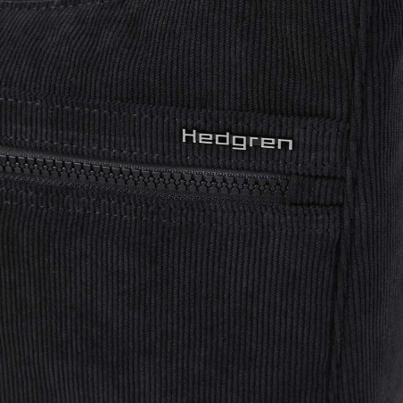 HEDGREN | Sac bandoulière "Harper's" S corduroy noir | Sac femme porté croisé ultra-léger design original velours HEDGREN | Sac bandoulière "Harper's" S corduroy noir | Sac femme porté croisé ultra-léger design original velours