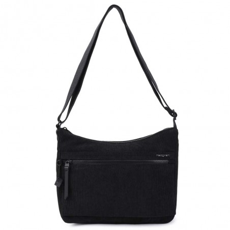 HEDGREN | Sac bandoulière "Harper's" S corduroy noir | Sac femme porté croisé ultra-léger design original velours HEDGREN | Sac bandoulière "Harper's" S corduroy noir | Sac femme porté croisé ultra-léger design original velours