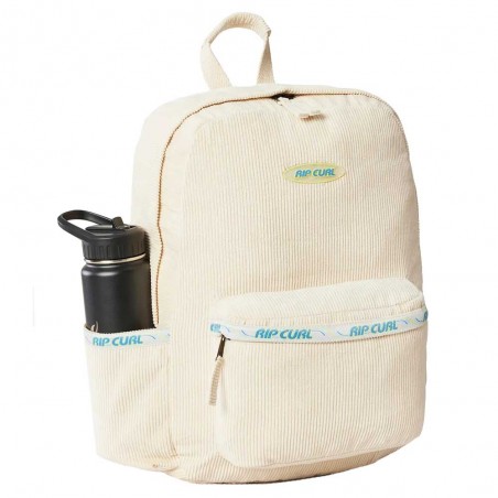 RIP CURL | Sac à dos Cord 18L Icons beige | Sac à dos fille scolaire loisirs velours côtelé pas cher RIP CURL | Sac à dos Cord 18L Icons beige | Sac à dos fille scolaire loisirs velours côtelé pas cher