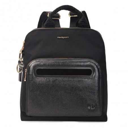 HEDGREN | Sac à dos femme "Latte" noir célébration | Sac à main ville porté dos élégant beige HEDGREN | Sac à dos femme "Latte" noir célébration | Sac à main ville porté dos élégant beige