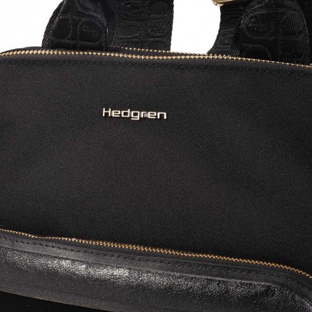 HEDGREN | Sac à dos femme "Latte" noir célébration | Sac à main ville porté dos élégant beige HEDGREN | Sac à dos femme "Latte" noir célébration | Sac à main ville porté dos élégant beige
