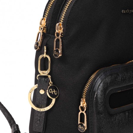 HEDGREN | Sac à dos femme "Latte" noir célébration | Sac à main ville porté dos élégant beige HEDGREN | Sac à dos femme "Latte" noir célébration | Sac à main ville porté dos élégant beige