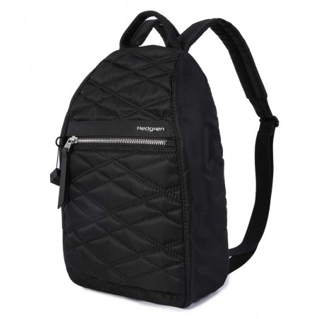 HEDGREN | Sac à dos femme "Vogue Small" new quilt black | Petit sac femme sécurisé ville promenade loisirs HEDGREN | Sac à dos femme "Vogue Small" new quilt black | Petit sac femme sécurisé ville promenade loisirs