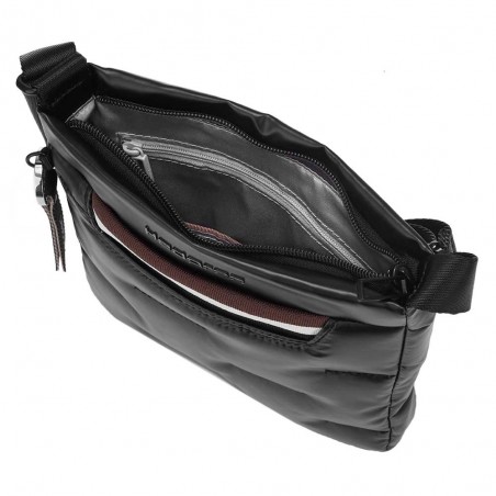 HEDGREN | Sac bandoulière "Cushy" noir | Sac femme porté croisé style matelassé léger pratique