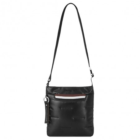HEDGREN | Sac bandoulière "Cushy" noir | Sac femme porté croisé style matelassé léger pratique