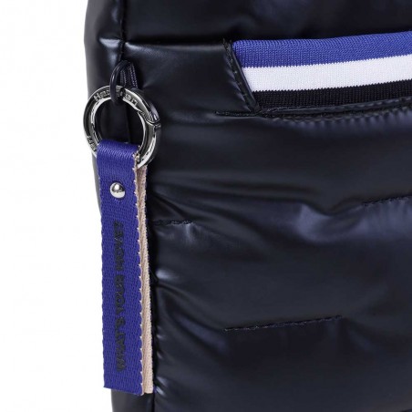 HEDGREN | Sac bandoulière "Cushy" bleu marine | Sac femme porté croisé style matelassé léger pratique HEDGREN | Sac bandoulière "Cushy" bleu marine | Sac femme porté croisé style matelassé léger pratique