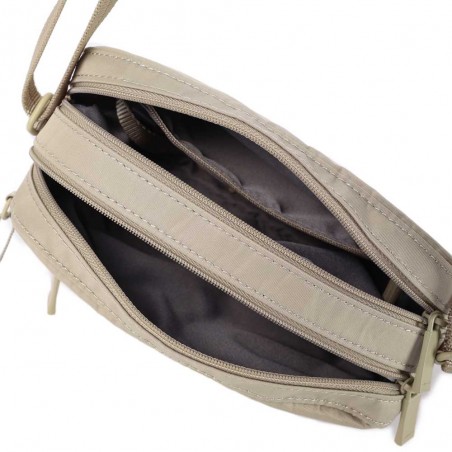 HEDGREN | Sac bandoulière "Maia" cashmere beige | Sac femme porté croisé petit format léger