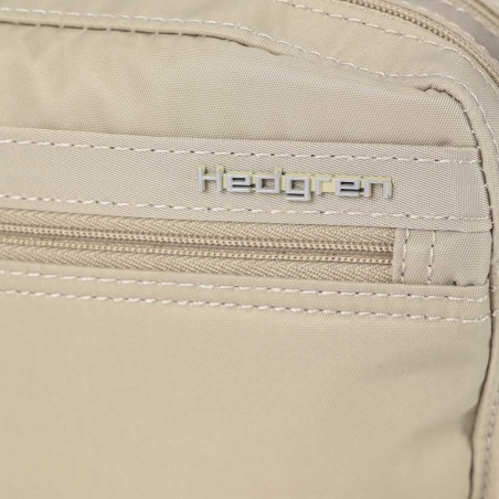 HEDGREN | Sac bandoulière "Maia" cashmere beige | Sac femme porté croisé petit format léger