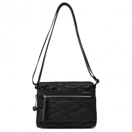 HEDGREN | Sac bandoulière "Eye" new quilt black | Sac femme porté croisé petit format pratique et léger effet matelassé HEDGREN | Sac bandoulière "Eye" new quilt black | Sac femme porté croisé petit format pratique et léger effet matelassé