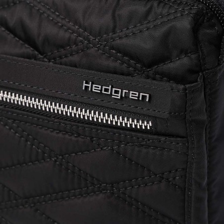HEDGREN | Sac bandoulière "Eye" new quilt black | Sac femme porté croisé petit format pratique et léger effet matelassé HEDGREN | Sac bandoulière "Eye" new quilt black | Sac femme porté croisé petit format pratique et léger effet matelassé