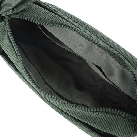 HEDGREN | Sac bandoulière "Eye" corduroy duck green | Sac femme porté croisé petit format pratique et léger velours