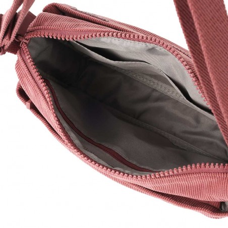 HEDGREN | Sac bandoulière "Eye" corduroy dusty rose | Sac femme porté croisé petit format pratique et léger velours HEDGREN | Sac bandoulière "Eye" corduroy dusty rose | Sac femme porté croisé petit format pratique et léger velours