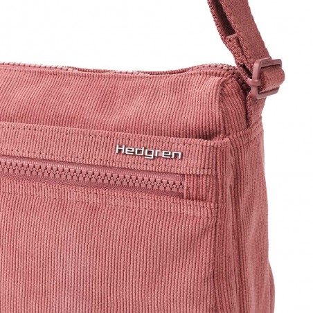 HEDGREN | Sac bandoulière "Eye" corduroy dusty rose | Sac femme porté croisé petit format pratique et léger velours HEDGREN | Sac bandoulière "Eye" corduroy dusty rose | Sac femme porté croisé petit format pratique et léger velours