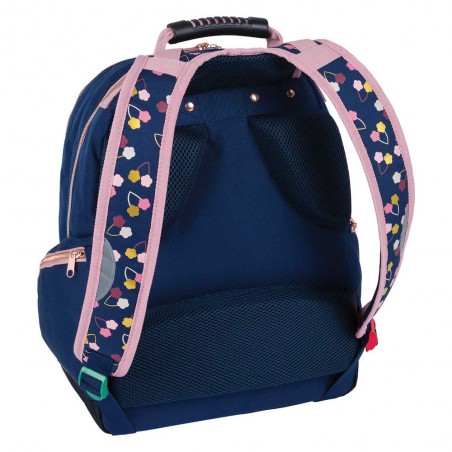 KICKERS | Sac à dos fille 2 cpts "Fantasy girl" marine | Sac scolaire CM1 CM1 haute qualité robuste KICKERS | Sac à dos fille 2 cpts "Fantasy girl" marine | Sac scolaire CM1 CM1 haute qualité robuste