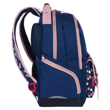 KICKERS | Sac à dos fille 2 cpts "Fantasy girl" marine | Sac scolaire CM1 CM1 haute qualité robuste KICKERS | Sac à dos fille 2 cpts "Fantasy girl" marine | Sac scolaire CM1 CM1 haute qualité robuste