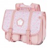 KICKERS | Cartable fille 38cm "Lovely Girl" imprimé fleuri rose | Sac scolaire CP CE1 KICKERS | Cartable fille 38cm "Lovely Girl" imprimé fleuri rose | Sac scolaire CP CE1