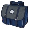 KICKERS | Cartable garçon 38cm "Classic Boy" chiné/bleu | Sac scolaire CP CE1 CE2 pas cher solide KICKERS | Cartable garçon 38cm "Classic Boy" chiné/bleu | Sac scolaire CP CE1 CE2 pas cher solide