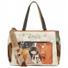 ANEKKE | Sac porté main et bandoulière "Alma" | Sac femme anses courtes 3 compartiments design original ANEKKE | Sac porté main et bandoulière "Alma" | Sac femme anses courtes 3 compartiments design original