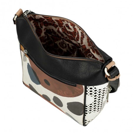 ANEKKE | Sac bandoulière femme "Alma" | Sac porté croisé grande taille pratique pas cher