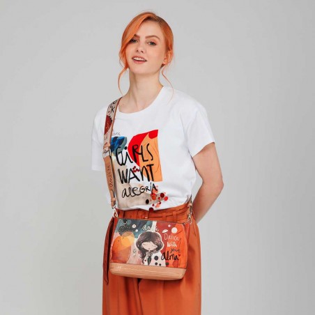 ANEKKE | Sac bandoulière medium "Alma" | Sac femme porté croisé design original nouvelle collection pas cher