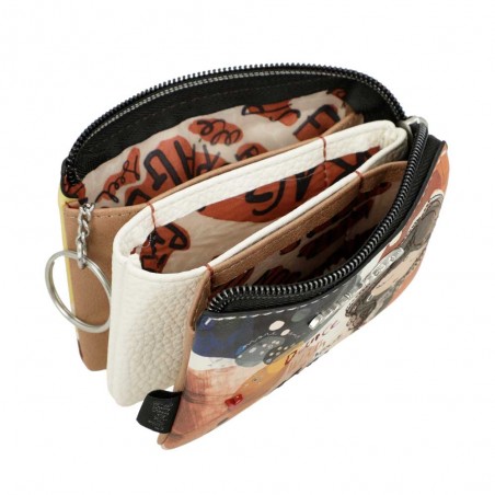 ANEKKE | Porte-monnaie triple "Alma" | Porte-monnaie femme 3 compartiments design original pas cher ANEKKE | Porte-monnaie triple "Alma" | Porte-monnaie femme 3 compartiments design original pas cher