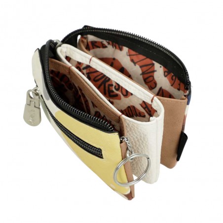 ANEKKE | Porte-monnaie triple "Alma" | Porte-monnaie femme 3 compartiments design original pas cher ANEKKE | Porte-monnaie triple "Alma" | Porte-monnaie femme 3 compartiments design original pas cher