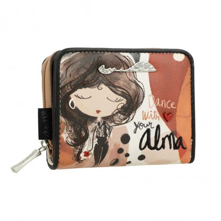 ANEKKE | Portefeuille mini femme "Alma" | Petit porte-monnaie et cartes original pas cher