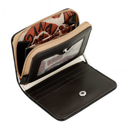ANEKKE | Portefeuille mini femme "Alma" | Petit porte-monnaie et cartes original pas cher