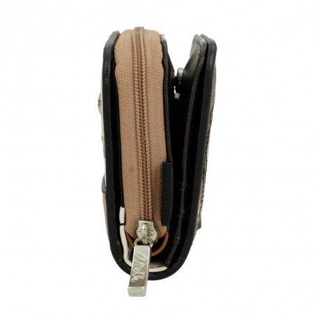 ANEKKE | Portefeuille mini femme "Alma" | Petit porte-monnaie et cartes original pas cher