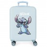 DISNEY | Valise cabine Stitch "Make a face" ciel | Bagage enfant fille dessin animé Stitch DISNEY | Valise cabine Stitch "Make a face" ciel | Bagage enfant fille dessin animé Stitch