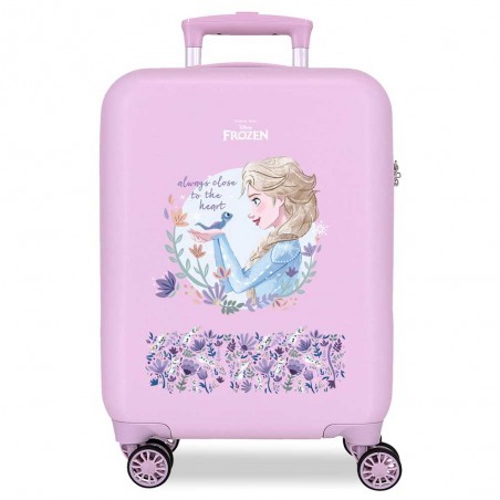 Valise enfant Disney La Reine des Neiges Close to the heart violet | Petit bagage fille princesse 50cm vol low cost pas cher Valise enfant Disney La Reine des Neiges Close to the heart violet | Petit bagage fille princesse 50cm vol low cost pas cher