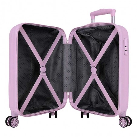 Valise enfant Disney La Reine des Neiges Close to the heart violet | Petit bagage fille princesse 50cm vol low cost pas cher Valise enfant Disney La Reine des Neiges Close to the heart violet | Petit bagage fille princesse 50cm vol low cost pas cher