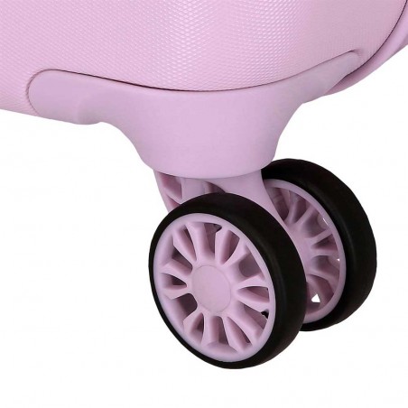 Valise enfant Disney La Reine des Neiges Close to the heart violet | Petit bagage fille princesse 50cm vol low cost pas cher Valise enfant Disney La Reine des Neiges Close to the heart violet | Petit bagage fille princesse 50cm vol low cost pas cher