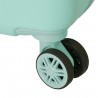 Roll Road | Valise cabine fille "Spring dreams" turquoise | Bagage à main 4 roues original pas cher Roll Road | Valise cabine fille "Spring dreams" turquoise | Bagage à main 4 roues original pas cher