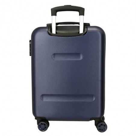 Valise cabine 4 roues ROLL ROAD "Goal" bleu | Bagage garçon ado décor football pas cher Valise cabine 4 roues ROLL ROAD "Goal" bleu | Bagage garçon ado décor football pas cher