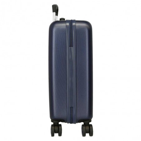 Valise cabine 4 roues ROLL ROAD "Goal" bleu | Bagage garçon ado décor football pas cher Valise cabine 4 roues ROLL ROAD "Goal" bleu | Bagage garçon ado décor football pas cher