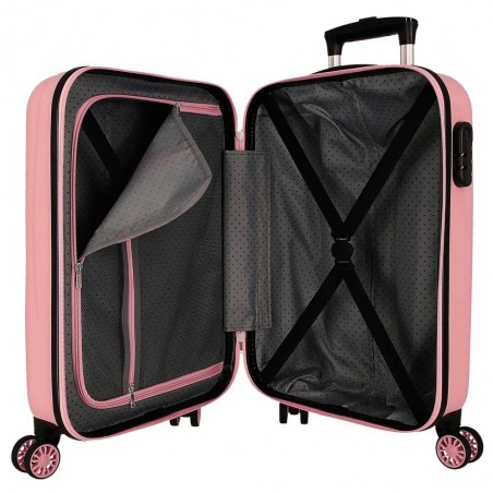 Movom | Valise cabine fille "Wild Spirit" rose | Bagage à main femme design original pas cher Movom | Valise cabine fille "Wild Spirit" rose | Bagage à main femme design original pas cher