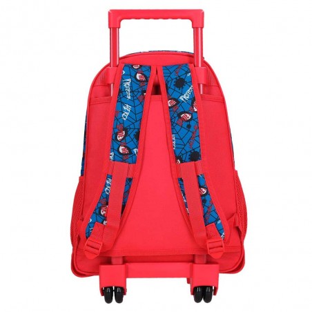 MARVEL | Sac à dos à roulettes Spiderman "Authentic" | Sac trolley garçon scolaire loisirs super-héros solide MARVEL | Sac à dos à roulettes Spiderman "Authentic" | Sac trolley garçon scolaire loisirs super-héros solide